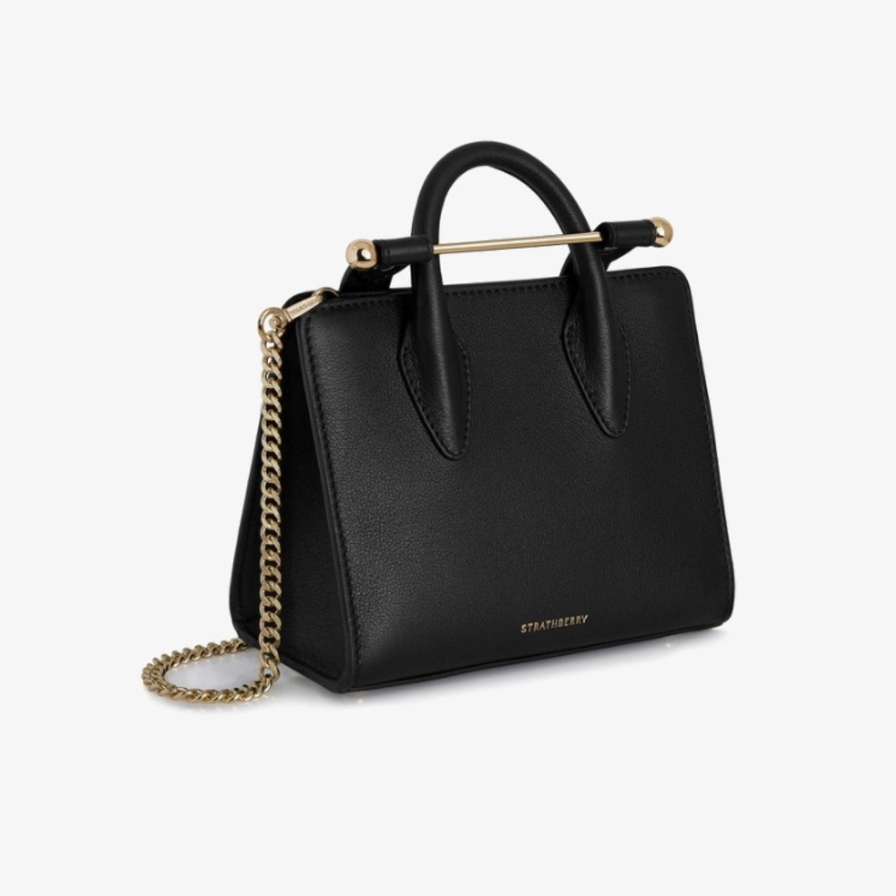 Strathberry Nano Tote Black